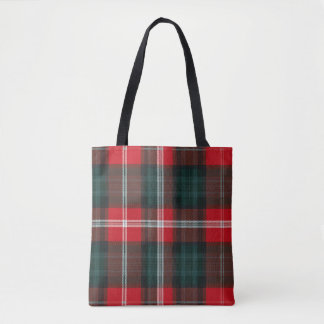 Bolso De Tela Tote de Moda de Tartán