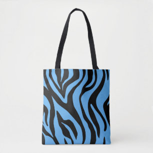 Bolso De Tela Tote de moda del tigre azul