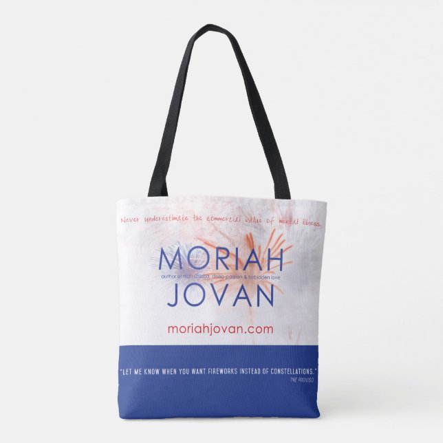 Bolso De Tela Tote de Moriah Jovan (Reverso)