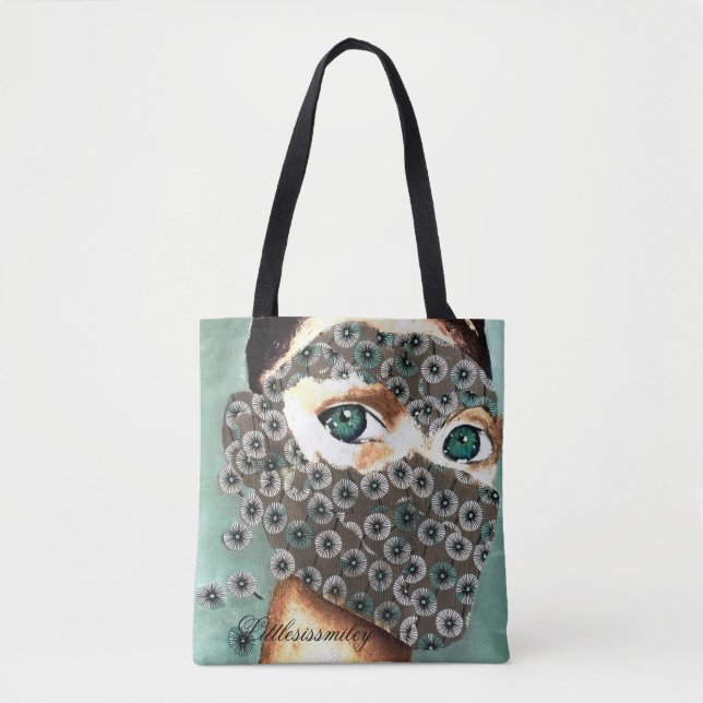 Bolso De Tela Tote de mujer enmascarada (Anverso)