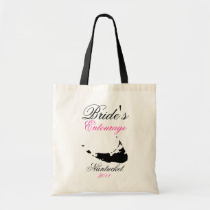 Bolso De Tela Tote de Nantucket de la comitiva de la novia