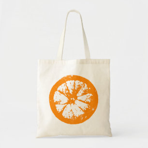Bolso De Tela Tote de Naranja de corte de cítricos