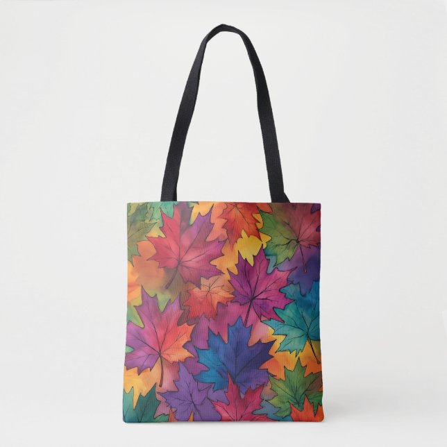 Bolso De Tela Tote de naturaleza de cascada otoño (Anverso)
