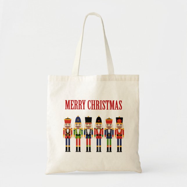 Bolso De Tela Tote de navidades con petardos (Frente)