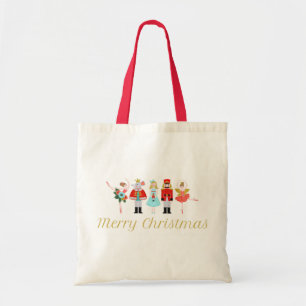 Bolso De Tela Tote de Navidades de ballet de pepitas