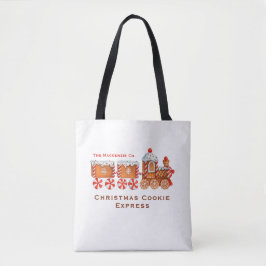 Bolso De Tela Tote de Navidades del Personalizable Gingerbread