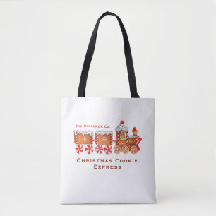 Bolso De Tela Tote de Navidades del Personalizable Gingerbread