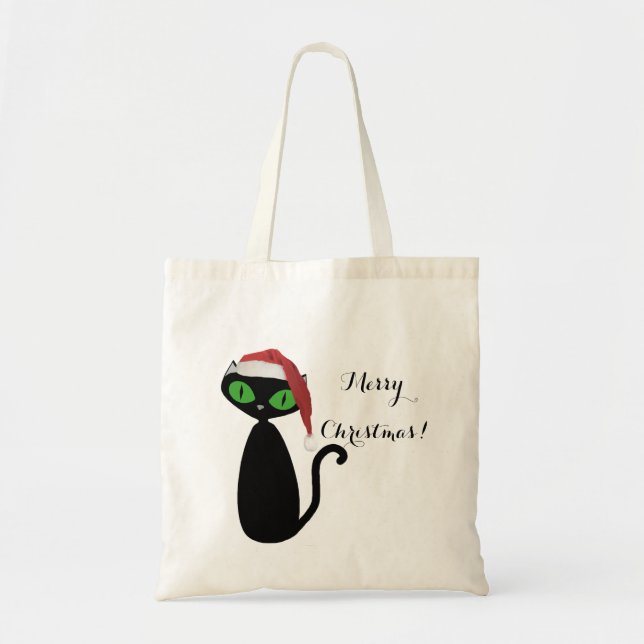 Bolso De Tela Tote de Navidades gatos de Guay (Frente)