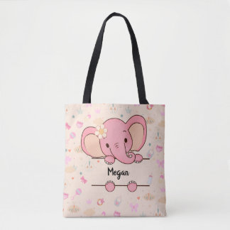 Bolso De Tela Tote de niñas y bebés personalizado