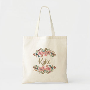 Bolso De Tela Tote de nombre personalizado Regalos personaliza