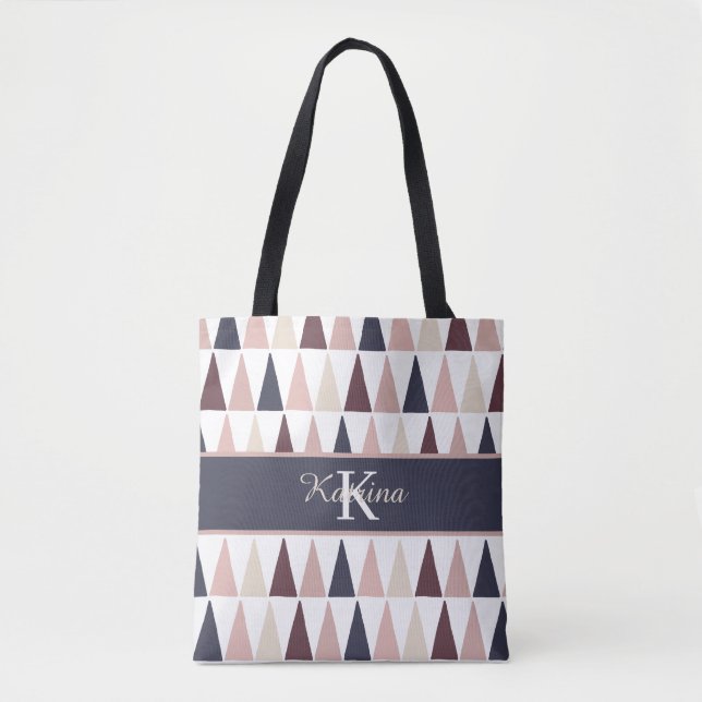 Bolso De Tela Tote de nombres personalizado (Anverso)