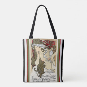 Bolso De Tela Tote de Nouveau del arte de Alfonso Mucha