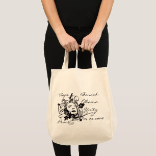 Bolso De Tela Tote de Obama