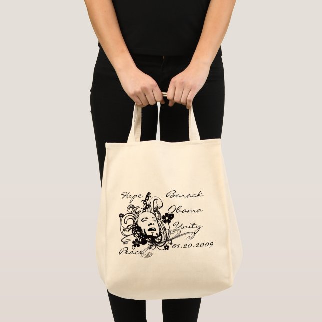 Bolso De Tela Tote de Obama (Anverso (producto))