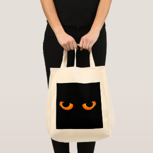 Bolso De Tela Tote DE OJOS DE GATO NEGRO
