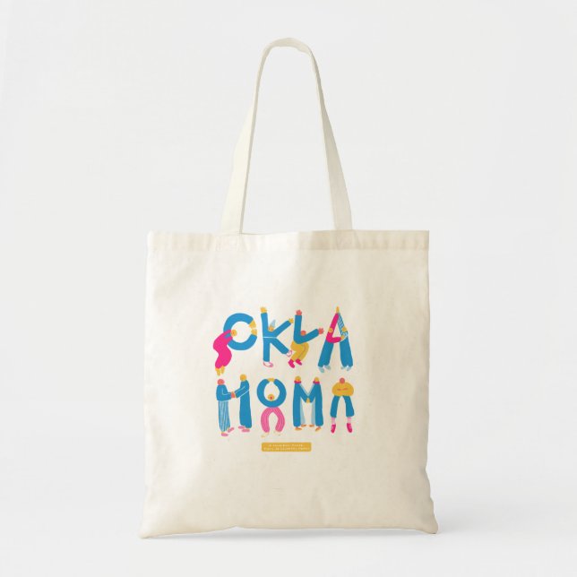 Bolso De Tela Tote de Oklahoma (Frente)