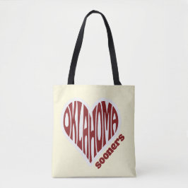 Bolso De Tela Tote de Oklahoma Sooners