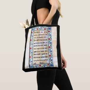 Bolso De Tela Tote de oración del Señor
