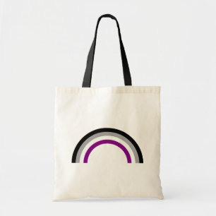 Bolso De Tela Tote de orgullo arco iris de asexualidad