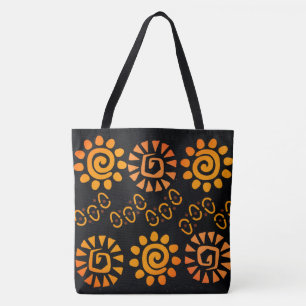 Bolso De Tela Tote de ornamen africano étnico