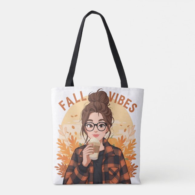 Bolso De Tela Tote de Otoño (Reverso)