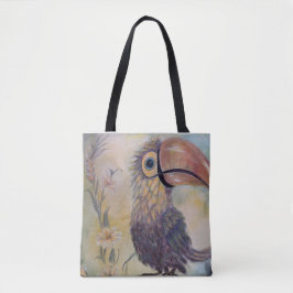 Bolso De Tela Tote de pájaro de Fantasy
