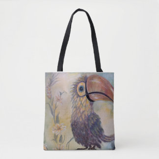 Bolso De Tela Tote de pájaro de Fantasy