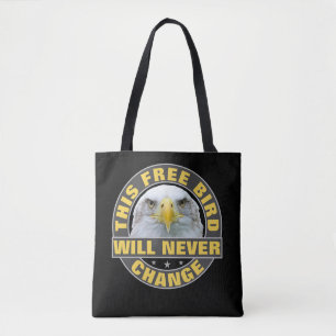 Bolso De Tela Tote de pájaro libre