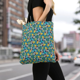Bolso De Tela Tote de patrón de Fiesta Petal
