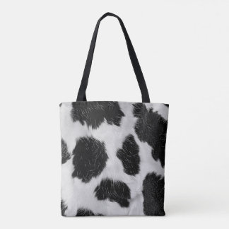 Bolso De Tela Tote de patrón de vaca