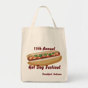 Bolso De Tela Tote de perro caliente