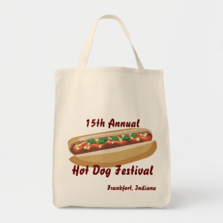 Bolso De Tela Tote de perro caliente