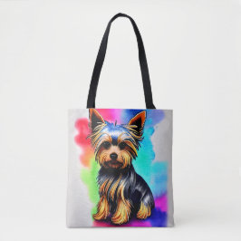 Bolso De Tela Tote de pintura de pintura de la coloración de agu