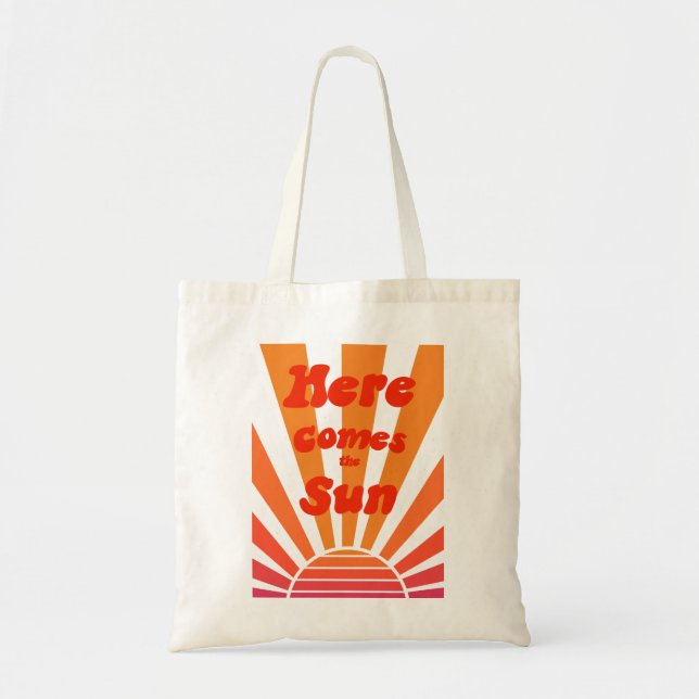 Bolso De Tela Tote de playa de vacaciones de primavera rota (Frente)