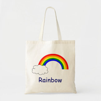 Bolso De Tela Tote de presupuesto arco iris
