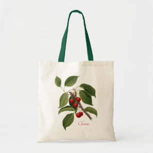 Bolso De Tela tote de presupuesto "cerezas"
