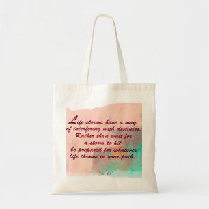 Bolso De Tela tote de presupuesto de 3 Comidas Ascendentes