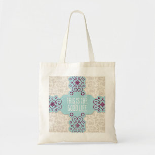Bolso De Tela Tote de presupuesto de buena vida
