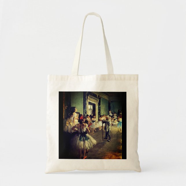 Bolso De Tela Tote de presupuesto de clase de ballet (Frente)