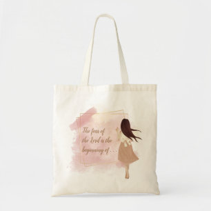 Bolso De Tela Tote de presupuesto de conocimiento