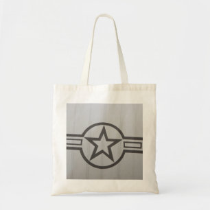 Bolso De Tela Tote de presupuesto de Estrella Militar