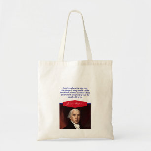 Bolso De Tela Tote de Presupuesto de James Madison