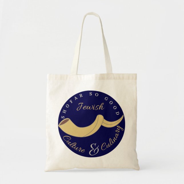 Bolso De Tela Tote de presupuesto de JCC NAVY (Frente)