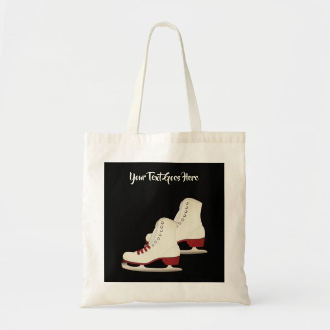 Bolso De Tela Tote de presupuesto de pistas de hielo (Frente)