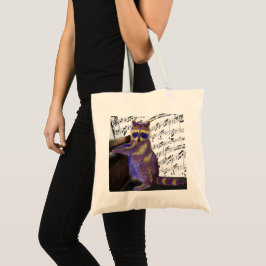 Bolso De Tela Tote de presupuesto de Racoon