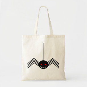 Bolso De Tela Tote de presupuesto de Spider negro