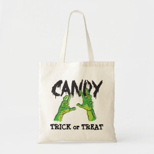 Bolso De Tela Tote de presupuesto para truco o trato con manos d