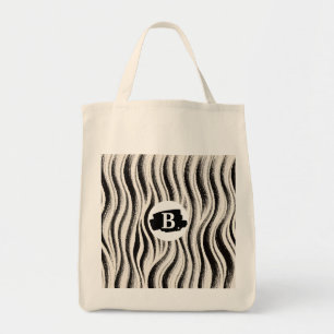 Bolso De Tela Tote de producción de rayas de cebra personalizado