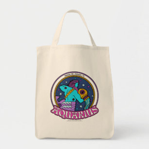 Bolso De Tela TOTE de productos básicos de NP Aquarius