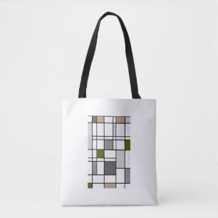 Bolso De Tela Tote de reflexión de mínimos III